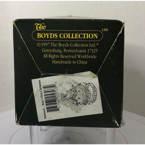 The Boyd’s Collection Baby’s First Christmas Christmas Ornaments - Picture 9 of 10